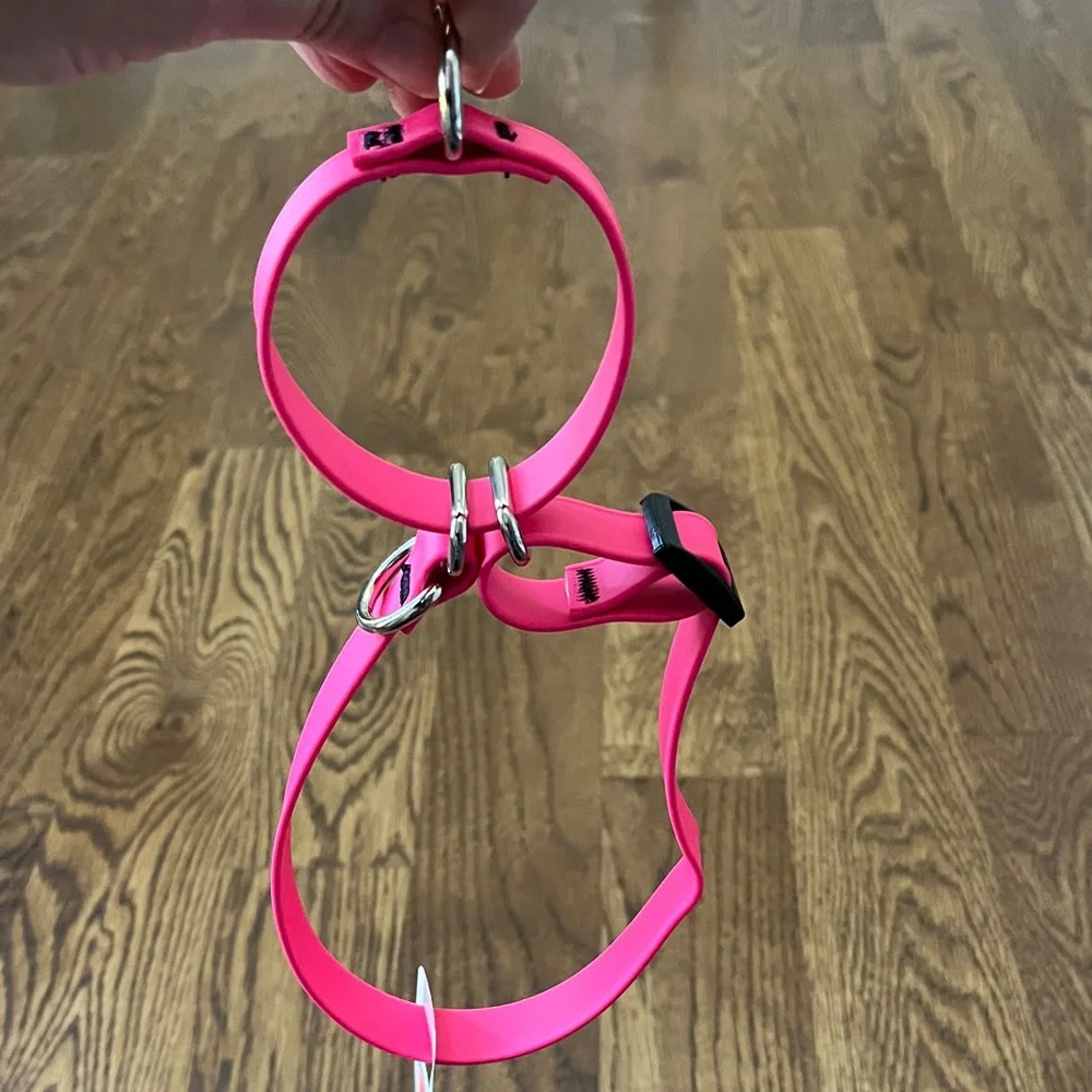 Splash Waterproof Martingale Dog Collar - Neon Pink